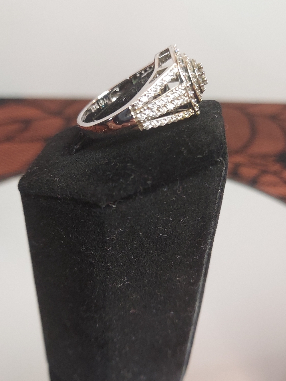 Statement Ring Sz 7 2.52CTW Rhodium Over Sterling Silver - Picture 6 of 6